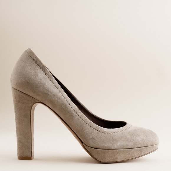 J.Crew Coddington Suede Platform Pump - Picture 1 of 8